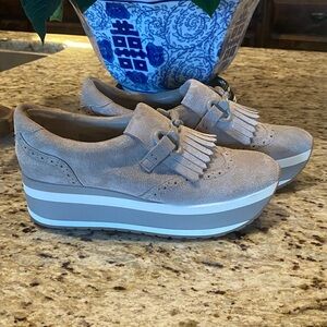 Dolce Vita Beige Platform Loafers